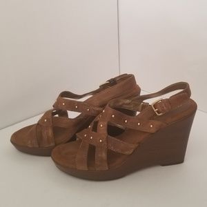 Aerosoles suede leather Wedge Shoe